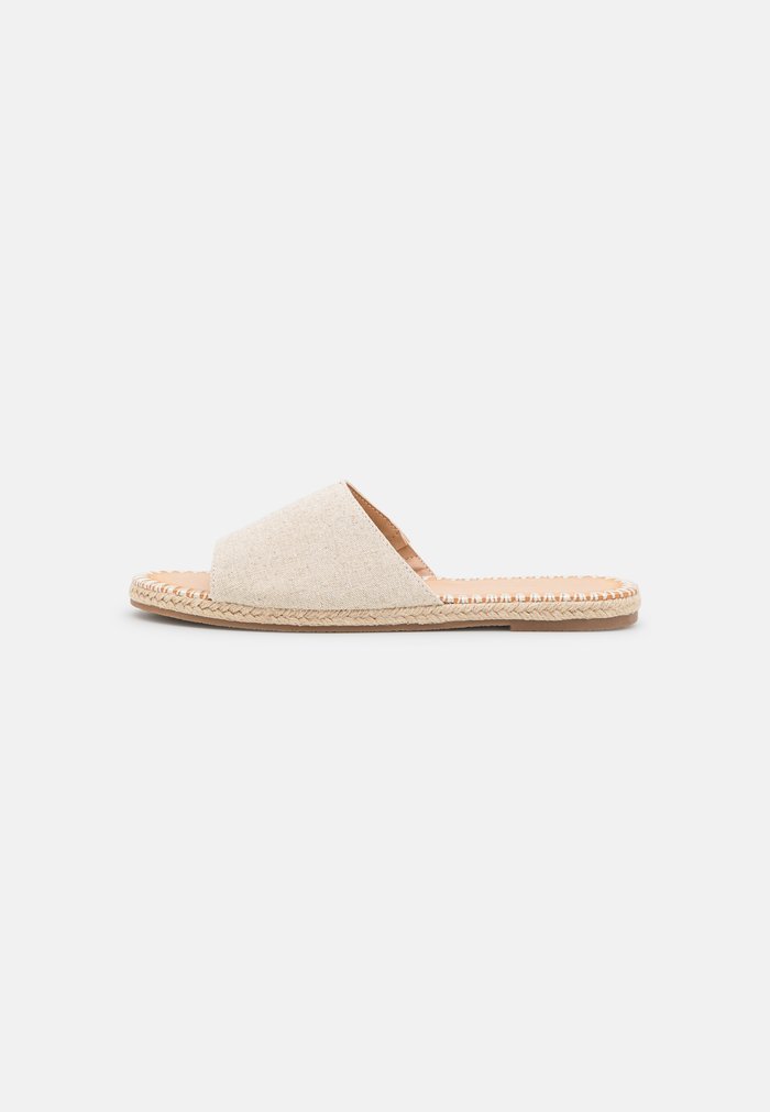 Mules Anna Field Plates Slip on Beige Femme | ICH-7310002